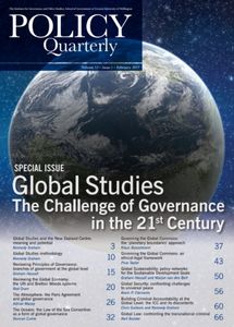 Policy Quarterly Volume 13 Number 1 Special Issue: Global Studies