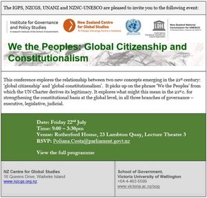 We The Peoples Global Citizenship and Constitutionalism We The Peoples Global Citizenship and Constitutionalism